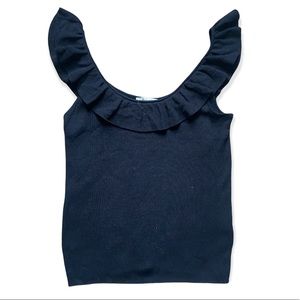 Madewell black tank top sweater